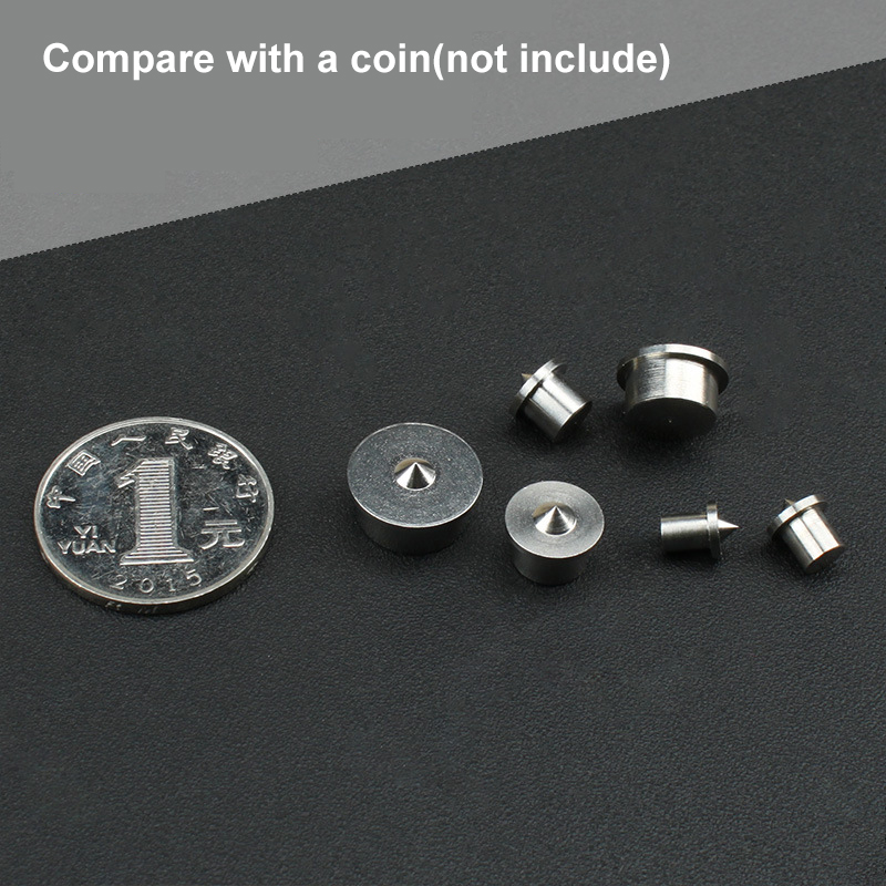 6PCS Wood Pin Locator Woodworking Panel Furniture Tenon Positioning Carpentry Log Dowel Tip Roundwood Rabbet DIY Center Punching