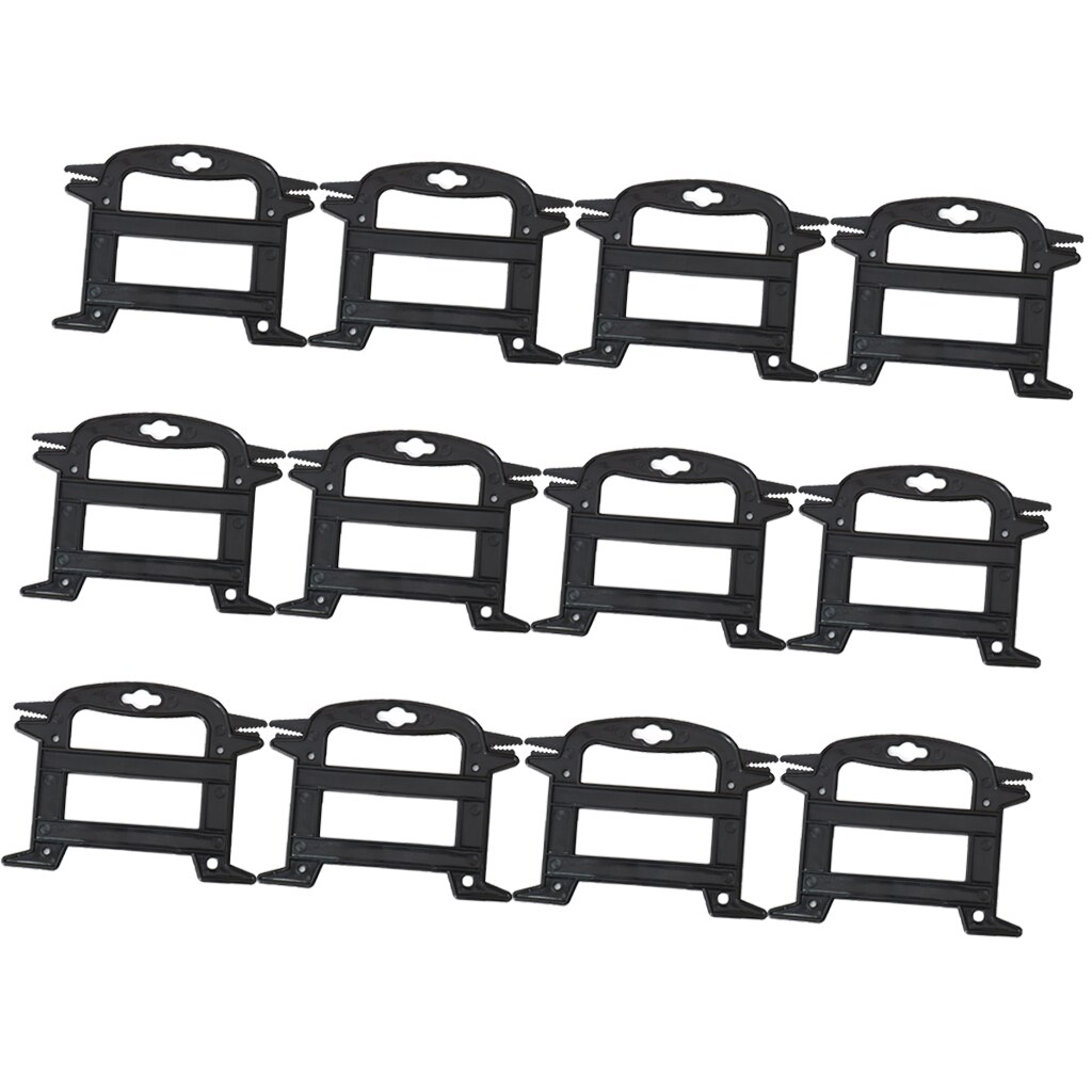 Set van 12 opwindtouwrollen, paracord organizer voor het opbergen van parachutekoord, draad en vislijn - voorkomt klitten en knopen: Default Title