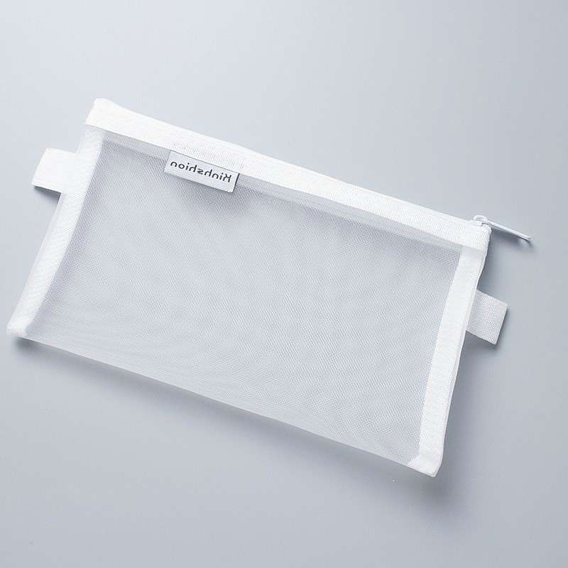 Transparent pennfodral mesh pennväska för barn flickor kontor skolmaterial kawaii brevpapper nylon pennfodral: 329