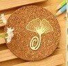 1 Uds. Marcapáginas bonitos Kawaii dorados y animales, marcapáginas creativos de Metal para libros, productos creativos de papel, papelería: 6Ginkgo
