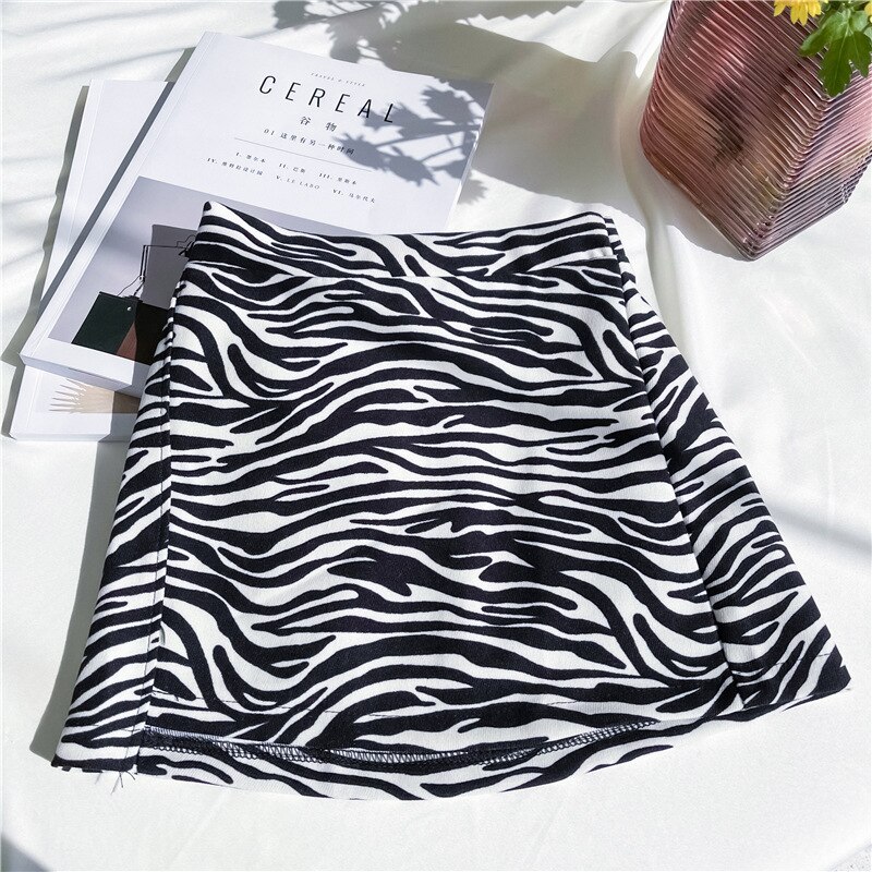 Lente Meisjes Mode Zebra Rok Kinderen Katoenen Rokken Kids Kleding