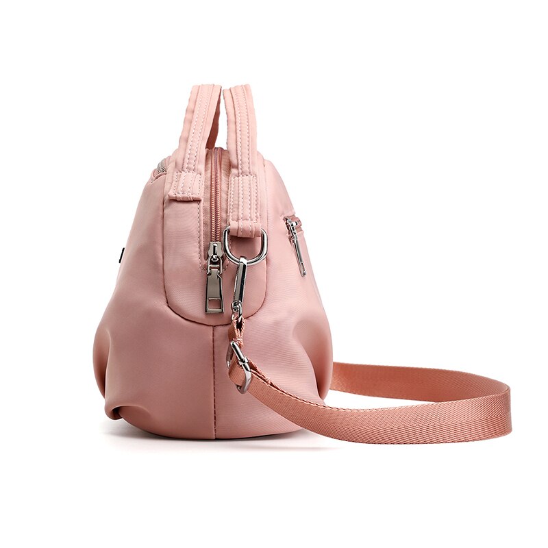 Piler Nylon Kupplung Frauen Tasche Rosa Handtasche Frauen Umhängetasche Schulter Handtasche Damen Umhängetasche Kleine Trage Tasche