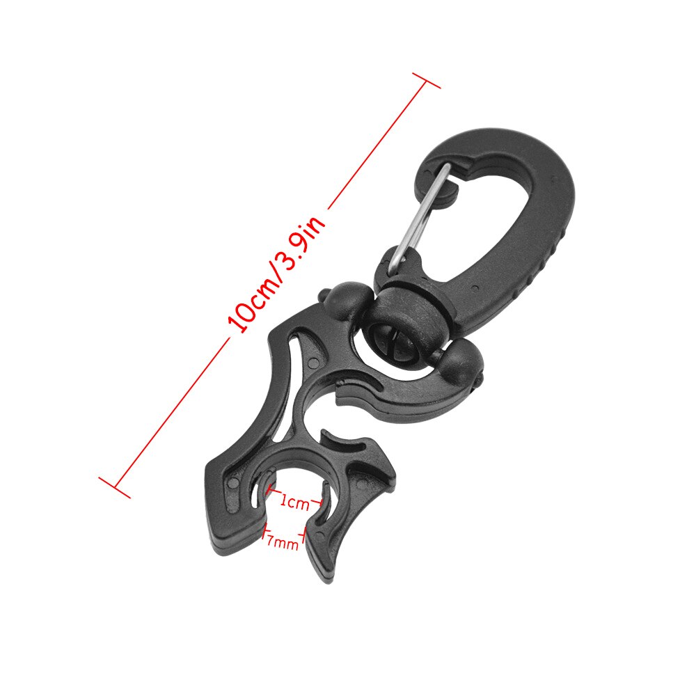 2 Packs Scuba Diving Double BCD Regulator Hose Holder with Clip Suit for Low/High Pressure Hoses Regulators Gauges Accessory