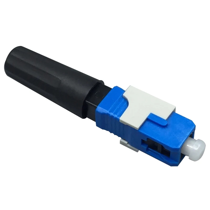 100PCS SC APC/UPC pre-bur Fiber Optic Quick Connector FTTH Quick Assembly Fiber Optical Connector /SC Fiber Optic Fast Connector: Blue