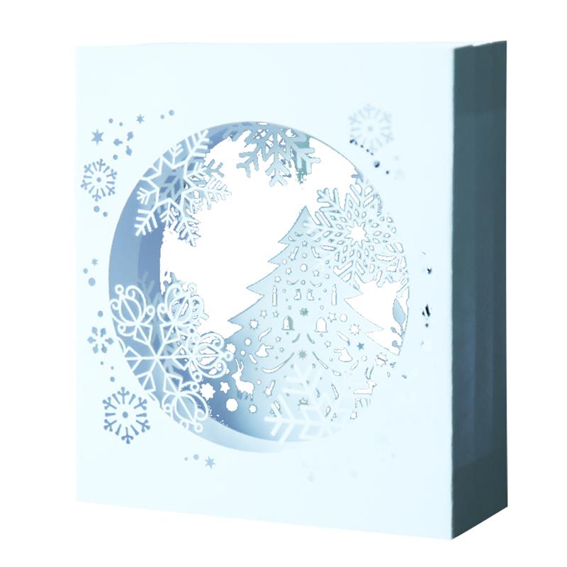 Christmas 3D Cards Pop Up Greeting Cards for Xmas Year Greeting Cards Paper Craft Merry Christmas Cards