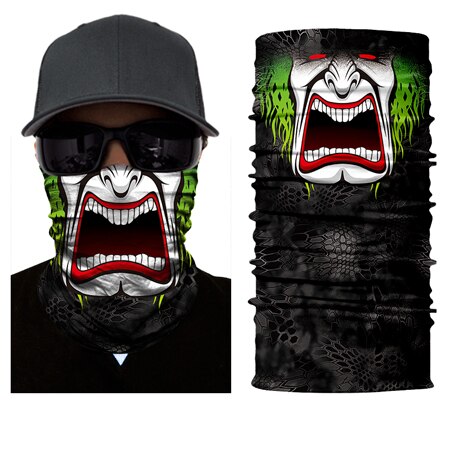 BJMOTO Magie Kopf Gesicht Maske Nahtlos Winddicht Anti-Uv Multi Verschleiß Rohr Bandana Durag Radfahrer Motorrad Schal: Modell 8