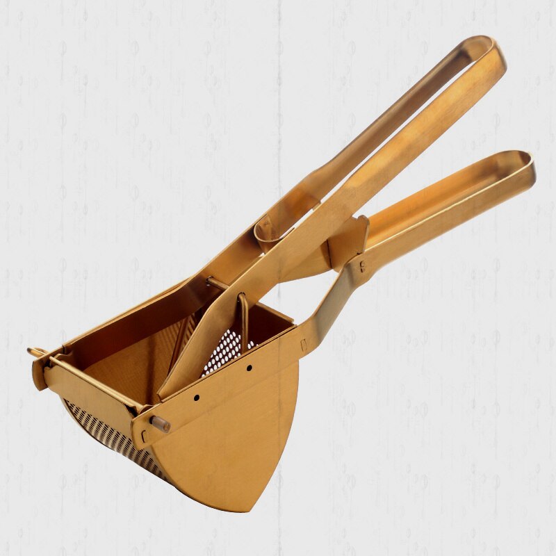 Stainless Steel Kitchen Tools Potato Masher Ricer Maker Tool Orange Lemon Juicer Hand Press Manual Fruit Pomegranate Squeezer: gold B