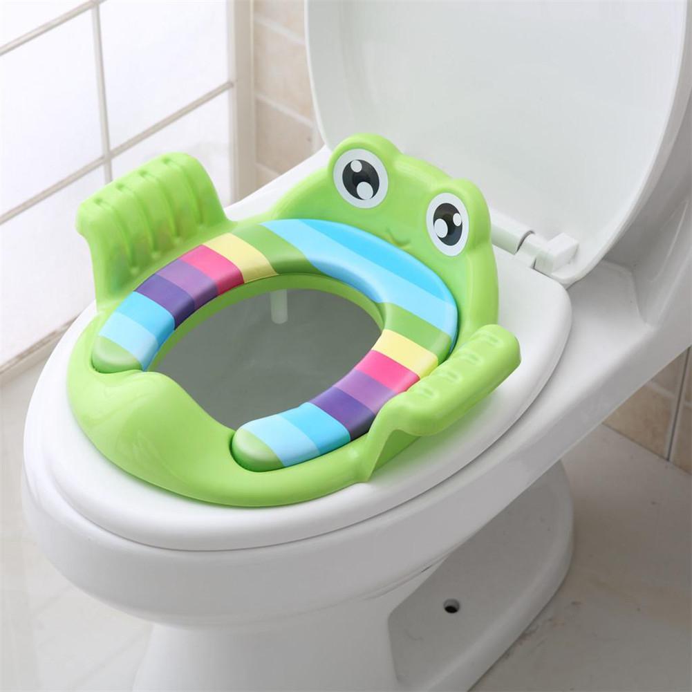 Kidlove børn toilet sæde anti-fald sæde potte dæk stige til baby spædbarn: Grøn