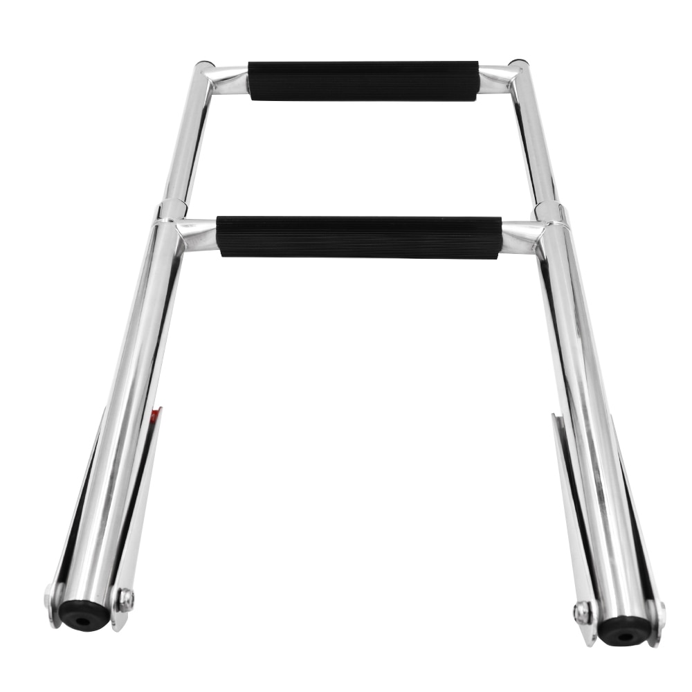 Marine 2 step Telescopic Boat Ladder Stainless Steel Boat Accessories Fit for marine Deck Outboard Swim platform