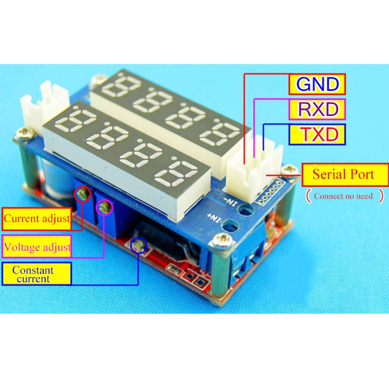 Diy mini voltmeter tester led dispaly röd färg spänningstest  dc 0-30v 5a laddningsbart li-ion batteri modul voltmeter meter
