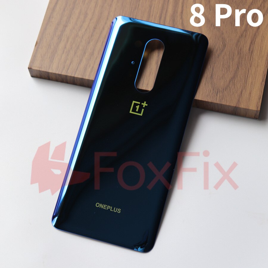 Zurück Glas Für Oneplus 8 Profi Zurück Batterie Abdeckung Hinten Gehäbenutzen Tür fallen klar Tafel Ersatz Für Oneplus 8 Batterie abdeckung