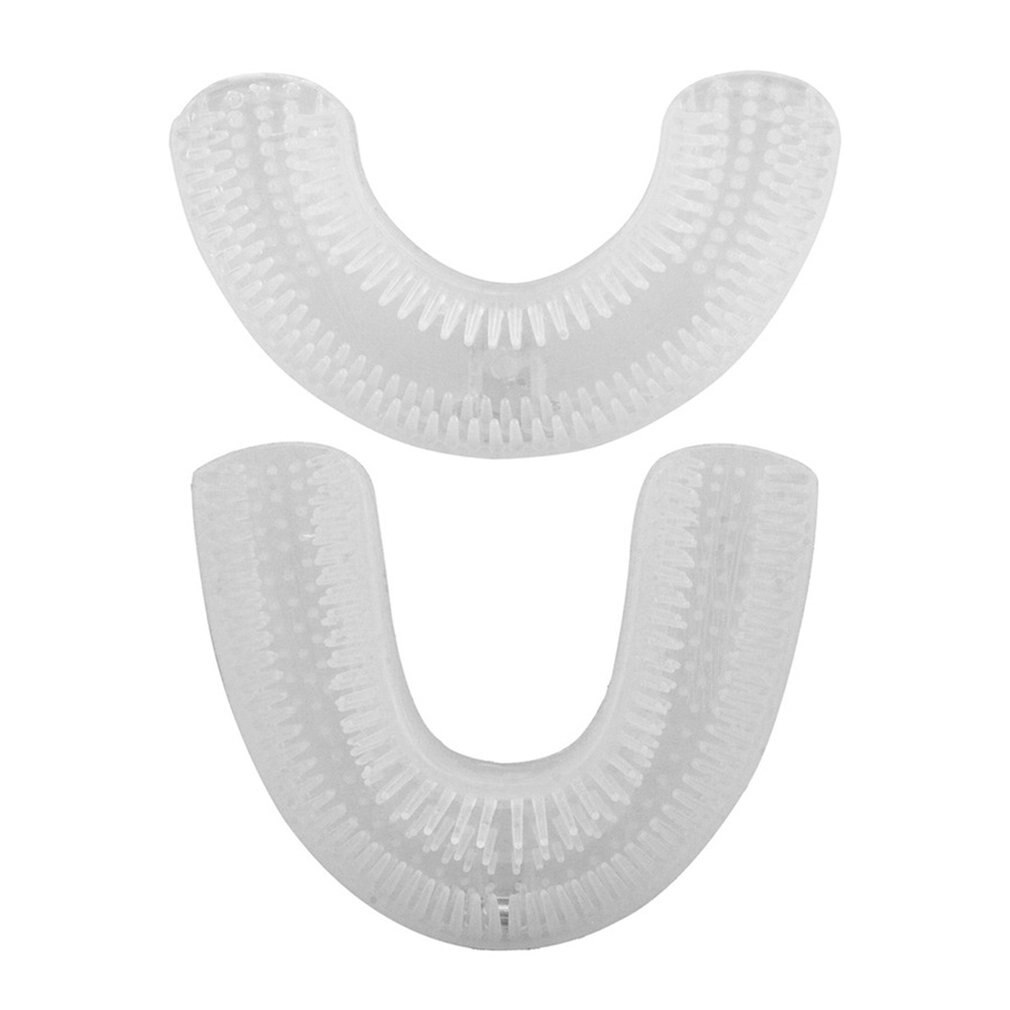 Smart 360 Degrees Automatic Sonic Electric Kids Toothbrush U Shaped Head with Music for Children Ultrasonic Mouthpiece Brush