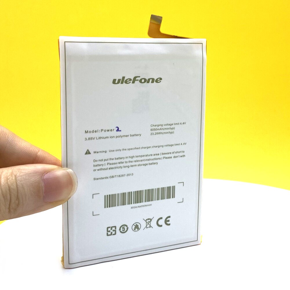 100% Original 6050mAh Battery For Ulefone Power II/ Power 2 Lastest Produce Battery+Tracking number