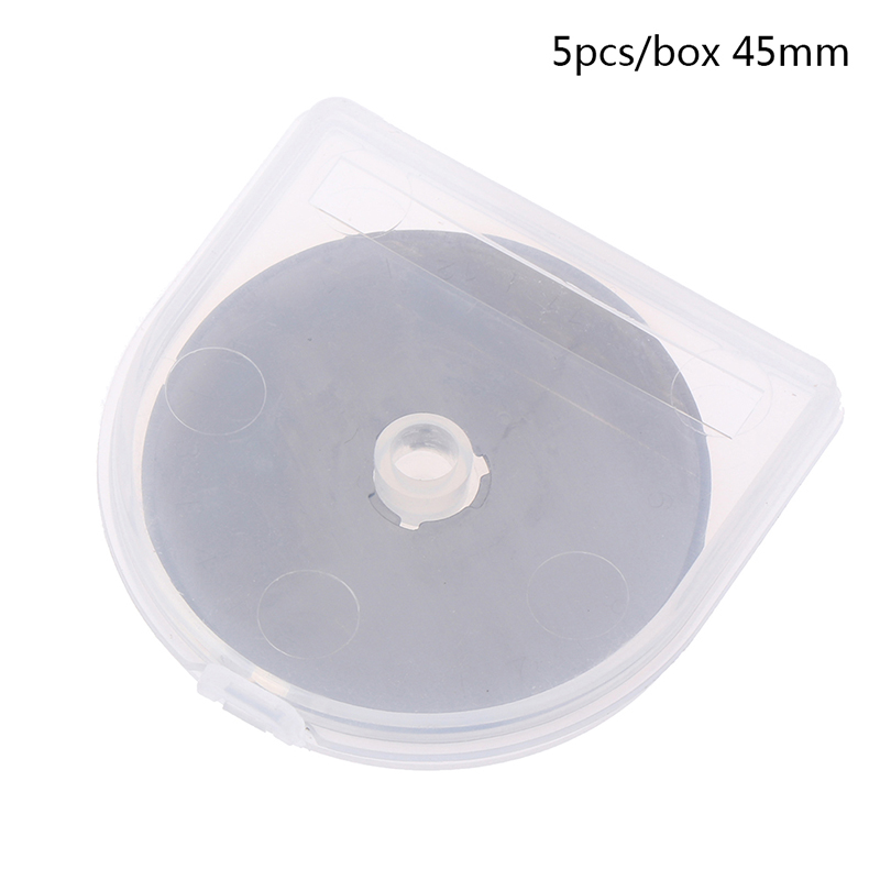 5 sztuk obrotowe wymiana ostrza gilotyna robić papieru robienie na drutach cięcie okrężne patchworkowa skórzana rzemiosło nóż obrotowy 28mm /45 Mm: D45