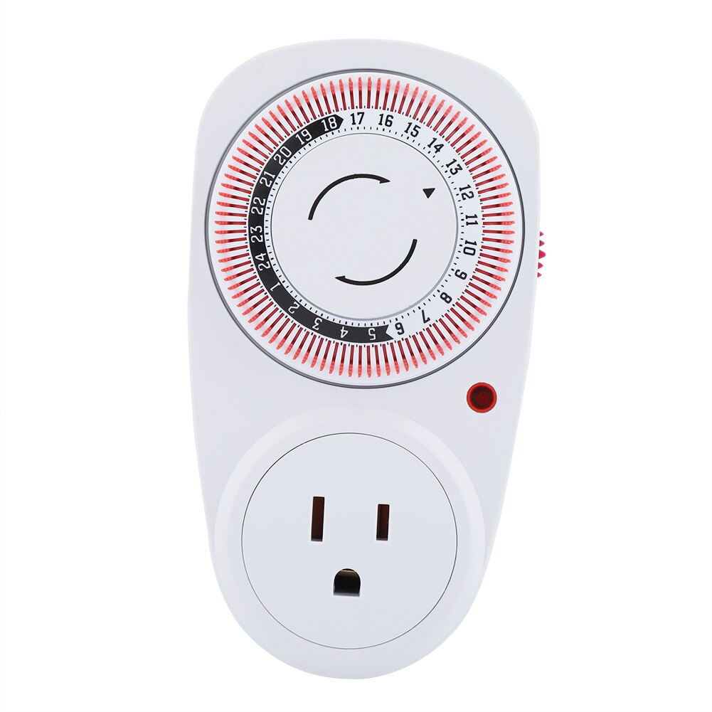 2 arten 24 Stunden Mechanische Timer Durable Indoor Buchse Schalter AC Outlet Timer UNS Stecker 110 V/EU Stecker 230 V