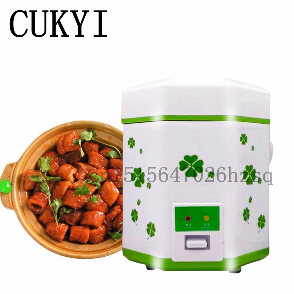 CUKYI 1.2L 110V Mini electric cooker student dormitory cooking for 1-2 people