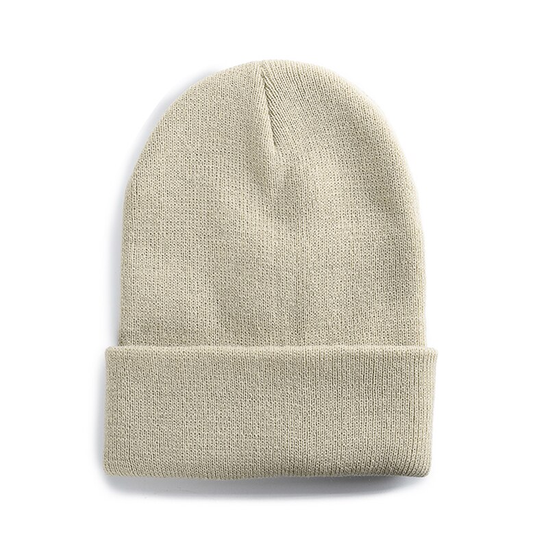 gorro Unisex Multicolor de otoño e invierno para hombre, gorro básico para uso diario, gorro de punto suave para mujer, gorro de calle que combina con todo: Gris oscuro