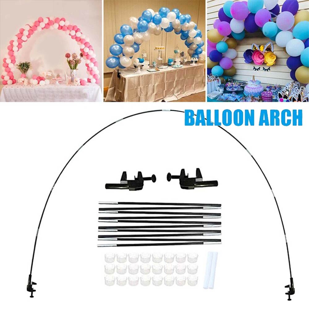 Verstelbare Tafelblad Ballon Boog Kits Diy Birthday Party Bruiloft Decoratie Ballonnen Kolom Stand Ballon Ketting Feestartikelen