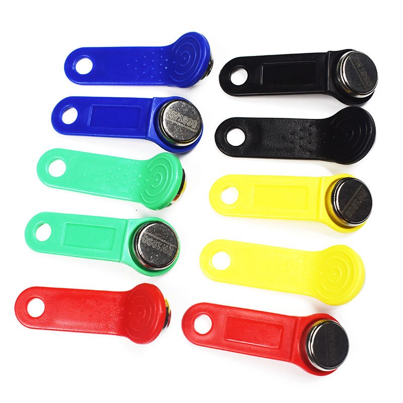 100pcs Rewritable RFID Touch Memory Key RW1990 IButton Copy Card Sauna Key