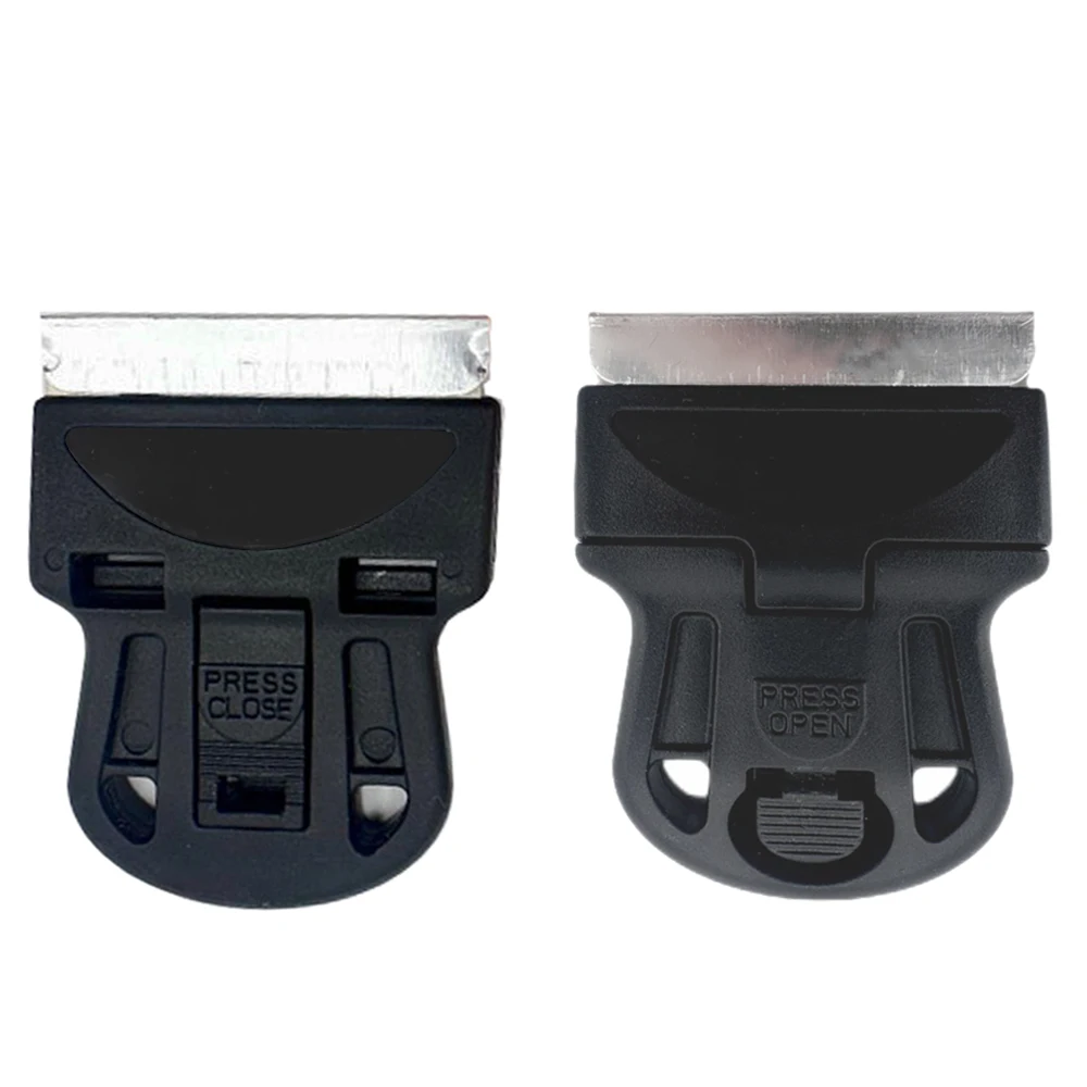 Plastic Handvat Schraper Scheermes Keramisch Glas Raam Verven Gereedschap Schilderij Houder Standaard Rakel Reinigingsblad E49
