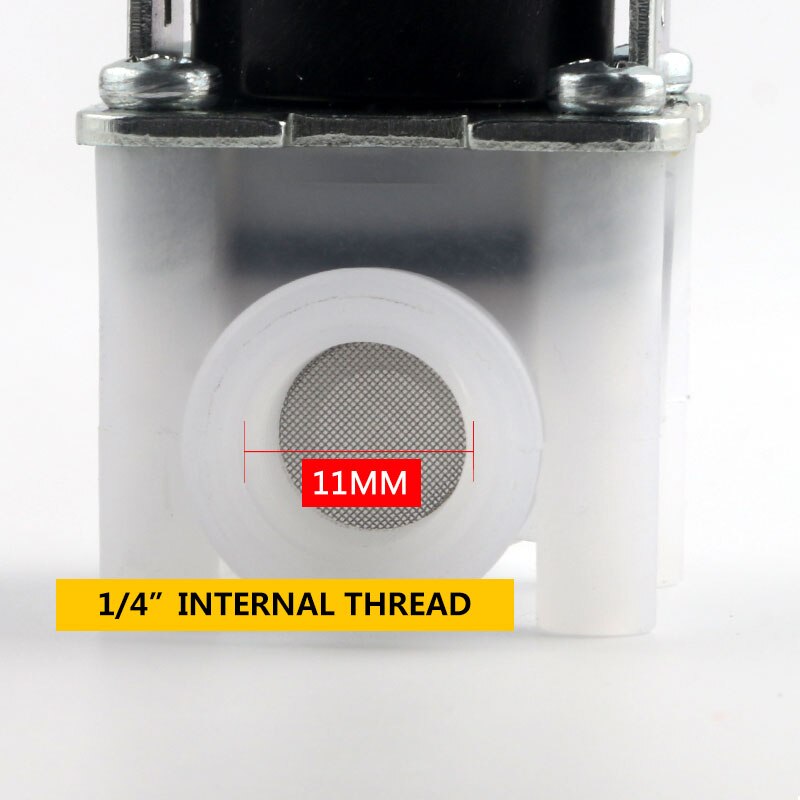 Électrovanne à filetage interne 1/4 "DC24V RO purificateur d'eau, vanne électromagnétique d'entrée CNKB-FPD-360B, Type normalement fermé