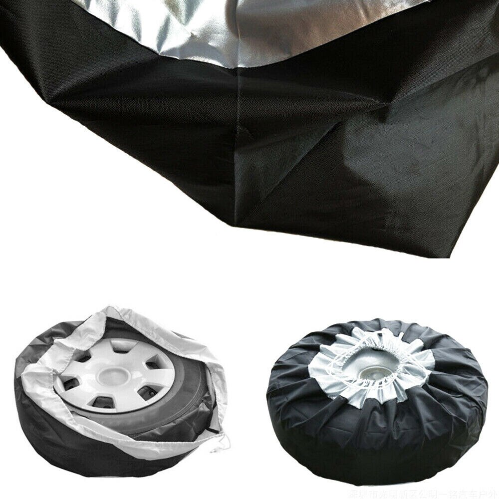 1pc dækpakker hjulpose generel suv bildækdækning 13-19 16-20 tommer biltilbehør polyester oxford klud dæk opbevaringspose