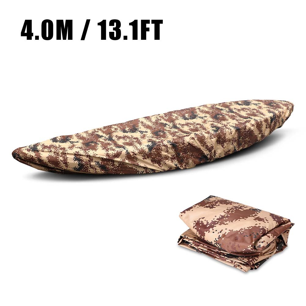 Cubierta Universal para Kayak, cubierta impermeable resistente a los rayos UV, protección contra el polvo, ideal para canoa o Kayak: Camouflage 2  4m