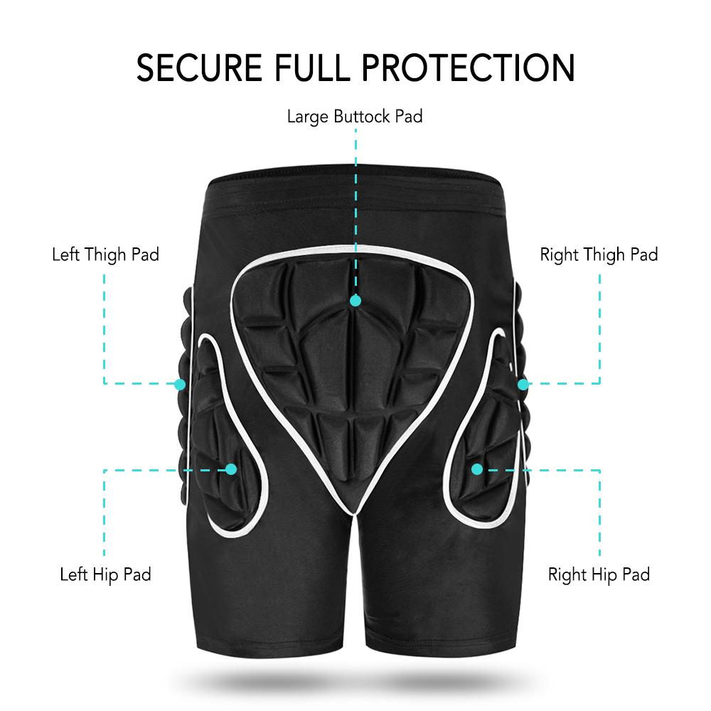 Snowboard bescherming motor shorts skiën mtb beschermende kleding heup billen gevoerde shorts sport snowboarden ski motorcross