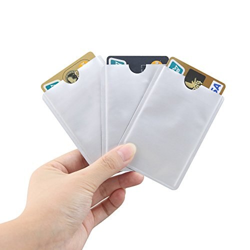 (10 pcs/lot) Anti Scan RFID Blocking Sleeve for Credit Card Security Identity ATM Debit Contactless IC ID Card Protector Blocker
