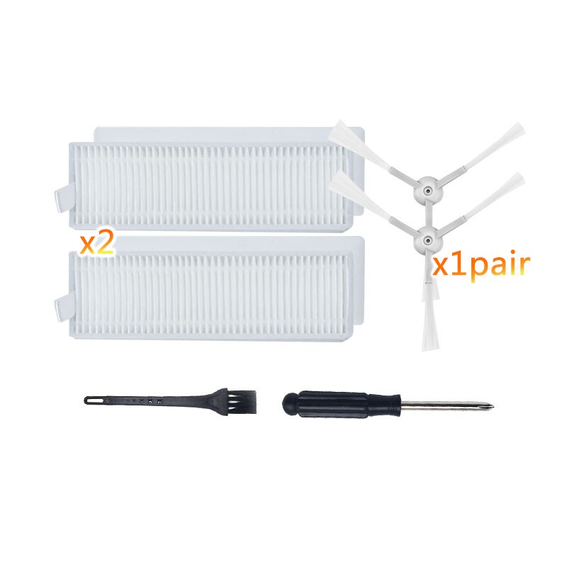 Robot Vaccum Cleaner Main Side cleaning brush hepa Built-in filter Accessories for xiaomi mijia mi G1 Parts home replaceable: 09
