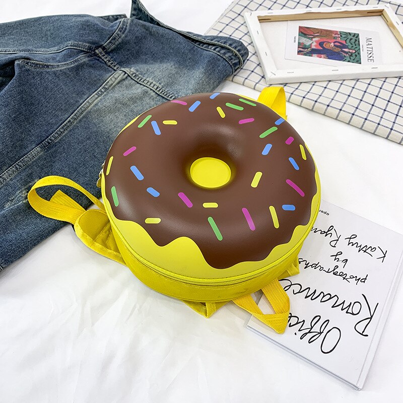 Donuts bedrukte rugzak voor baby's, kleuterschooltassen, schattige cartoontassen, kinderdagverblijf, peuters, boekentassen: C