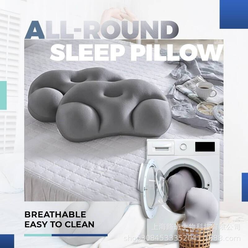 3D Sleeping Pillow Office Nap Sleeping Foam Particle Pillow Butterfly Shaped Washable Portable Travel Ergonomic Pillow
