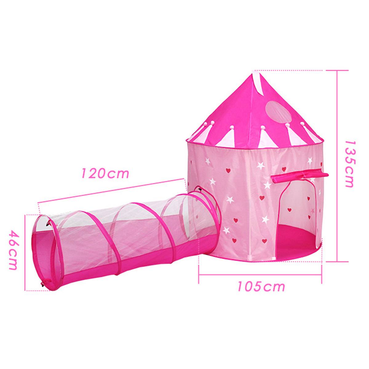 2 IN1 Kinderen Spelen Tent Huis Kinderen Spelen Tent Met Tunnel Vouwen Grappig Speelhuisje Voor Kinderen Tunnel Zwembad