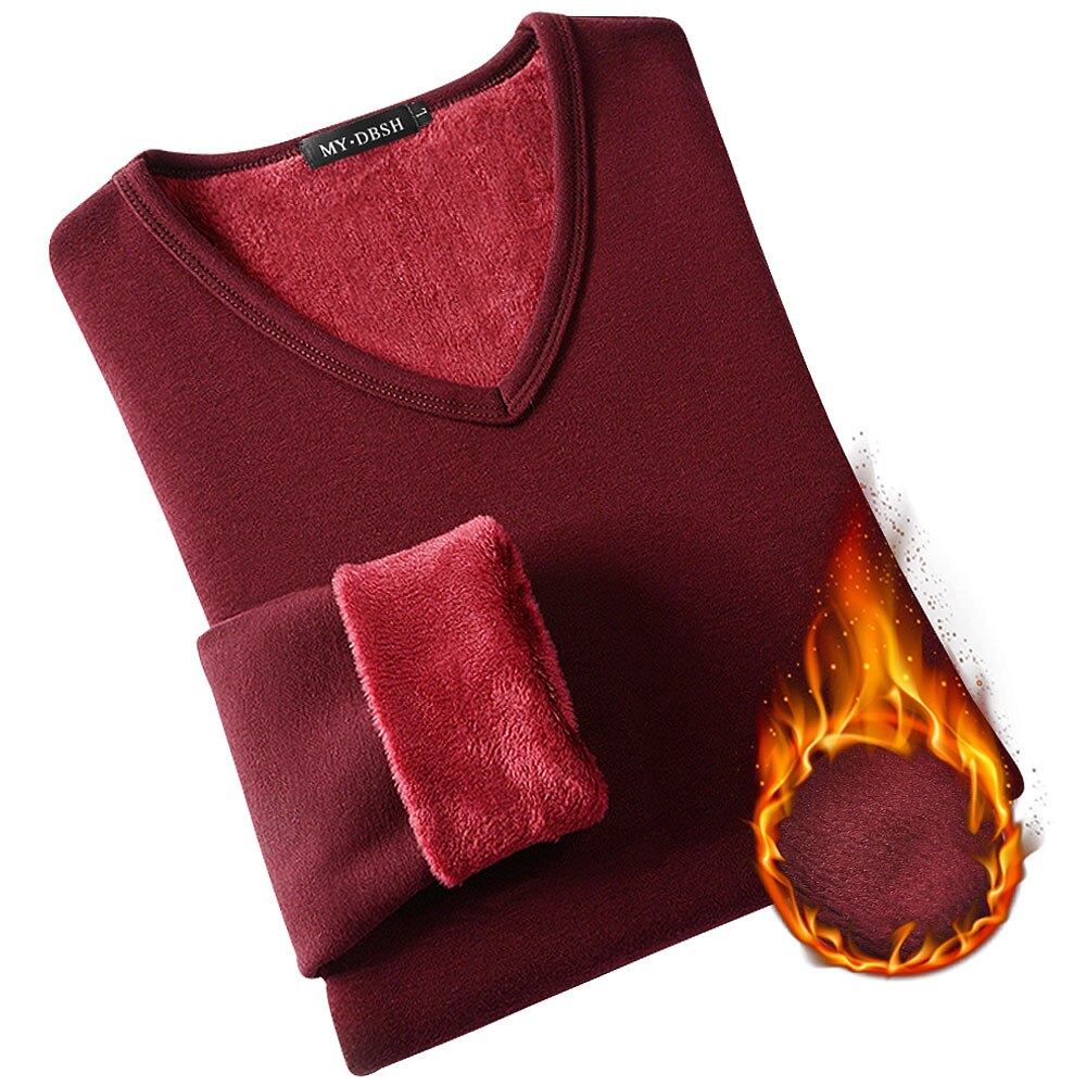 Vrouwen Winter Slim Fit T-shirt Lady Dikke Thermische T-shirts Warme Fluwelen T Shirts Vrouwen Lang Ondergoed Plus size Tops 4XL