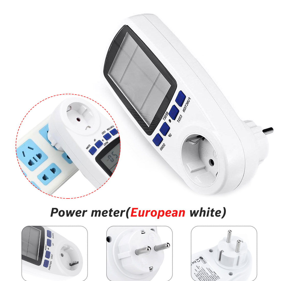 Digitales Wattmeter - Misst Spannung, Strom, Leistung Für RC & Solar