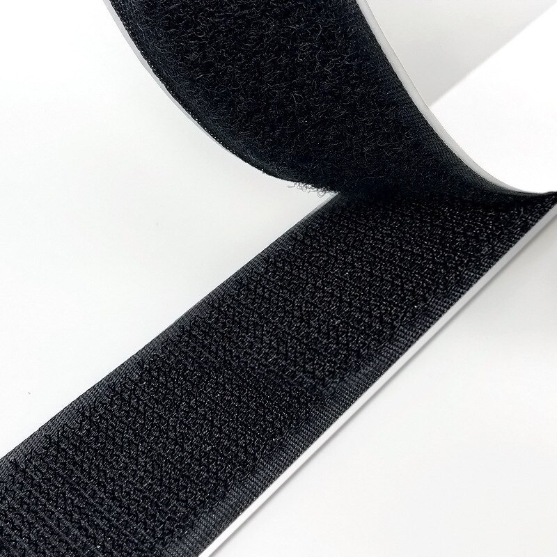 1 Pair of 20mm Velcro Tape Black and White Fastener Tape Velcro Hook and Loop Cable Tie Sewing Accessories, Length 5m/10 M/ 25M