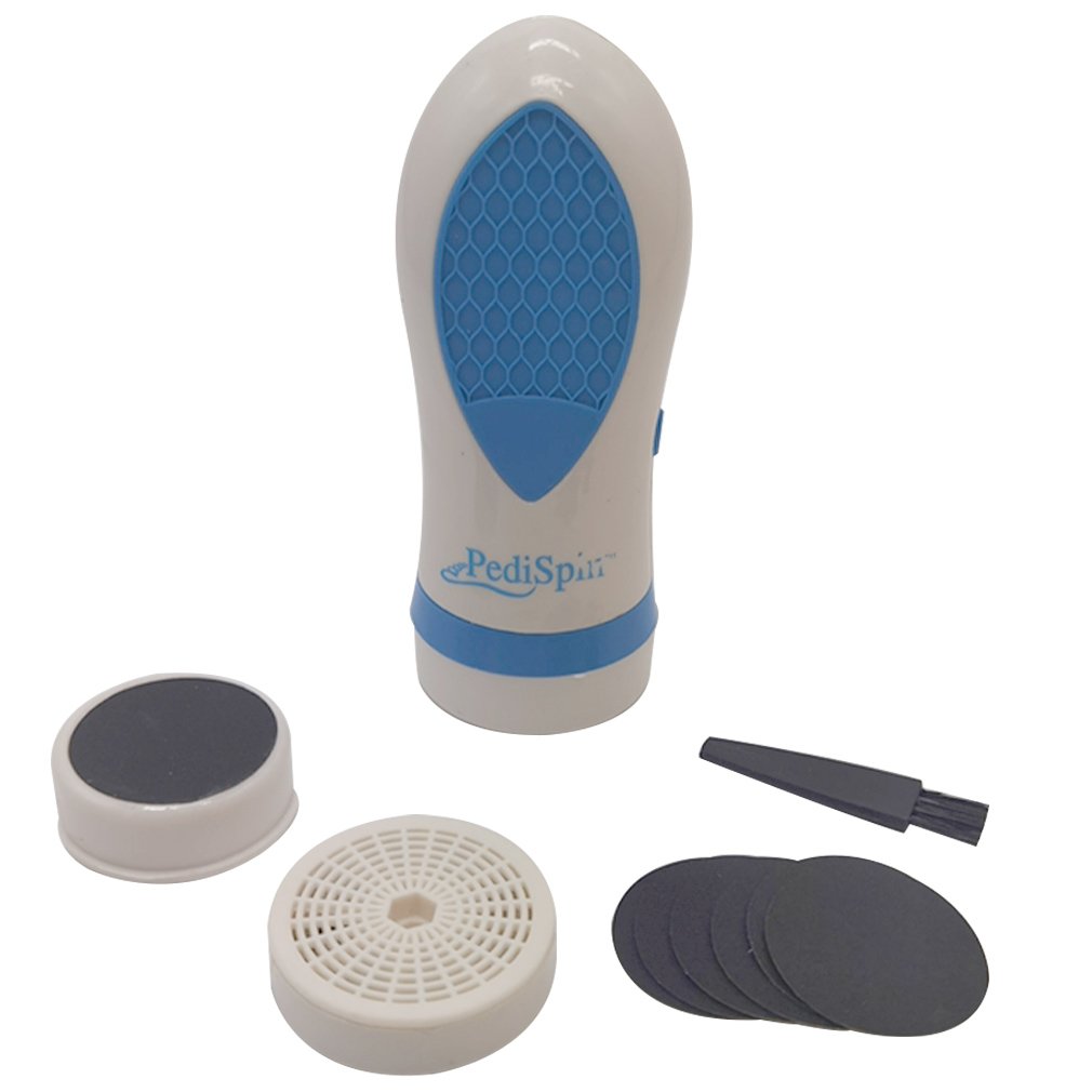 Pedi Spin TV dispositif d'épluchage de la peau meulage électrique soins des pieds Kit de pédicure Pro fichier des pieds dissolvant de callosités de la peau dure