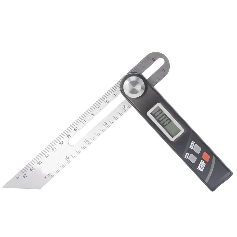 Craftsman 360° Rotary Digital Angle Ruler Sliding Scale T Square Gauge Protractor Angle Transfer Tool for Angles Measurement
