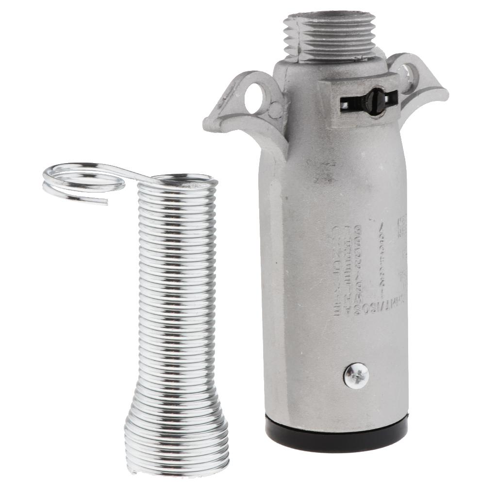 Metal 7 Way Plug Semi Trailer Light Connector Round Split Pin Receptacle