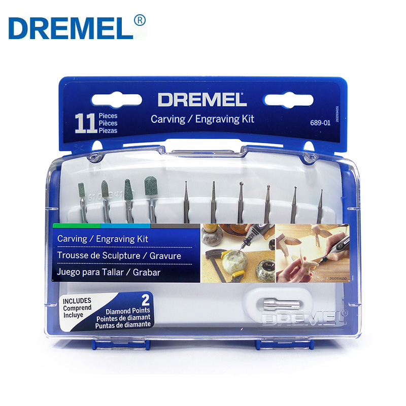 Dremel Multipurpose Set All-Purpose Rotary Tool Accessory Kit 687-01 686-01 689-01 EZ688-01 for Use Wood Metal and Glass
