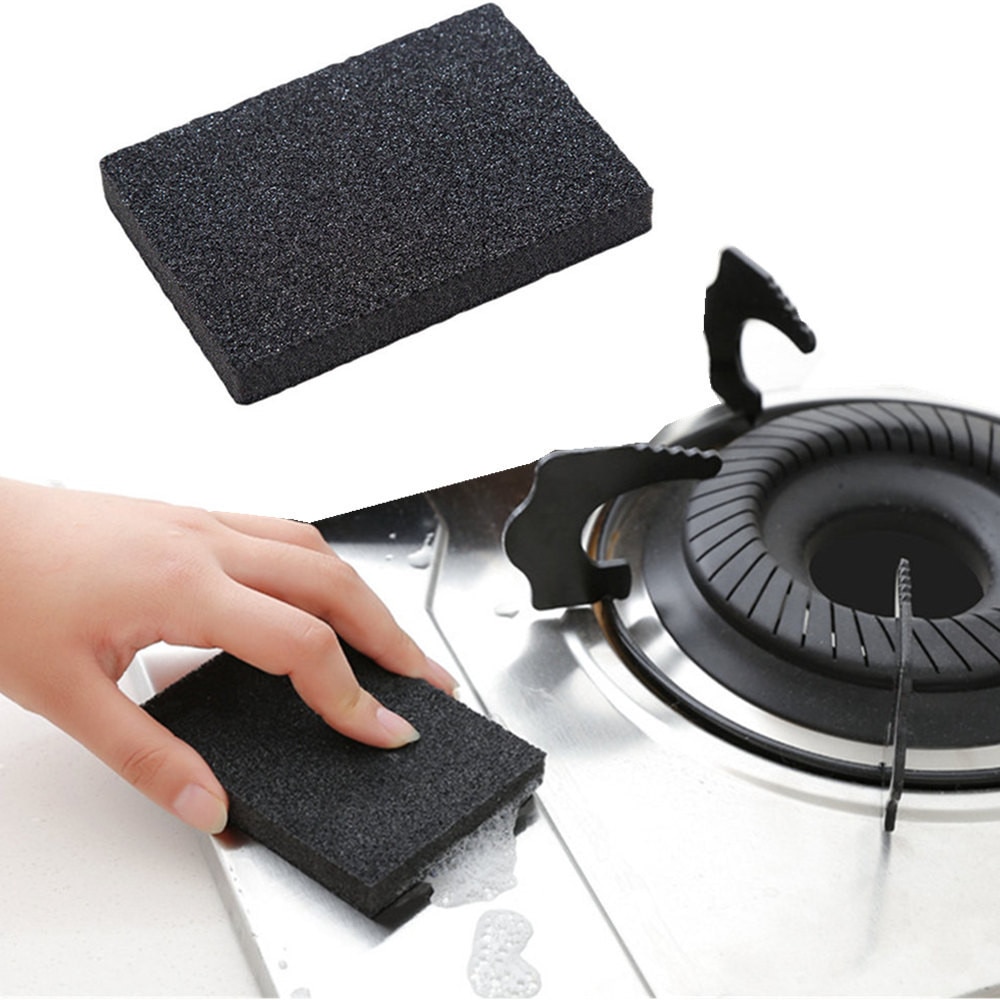 Kitchen Nano Emery Magic Clean Rub Pot Rust Focal Stains Sponge Removing Kit