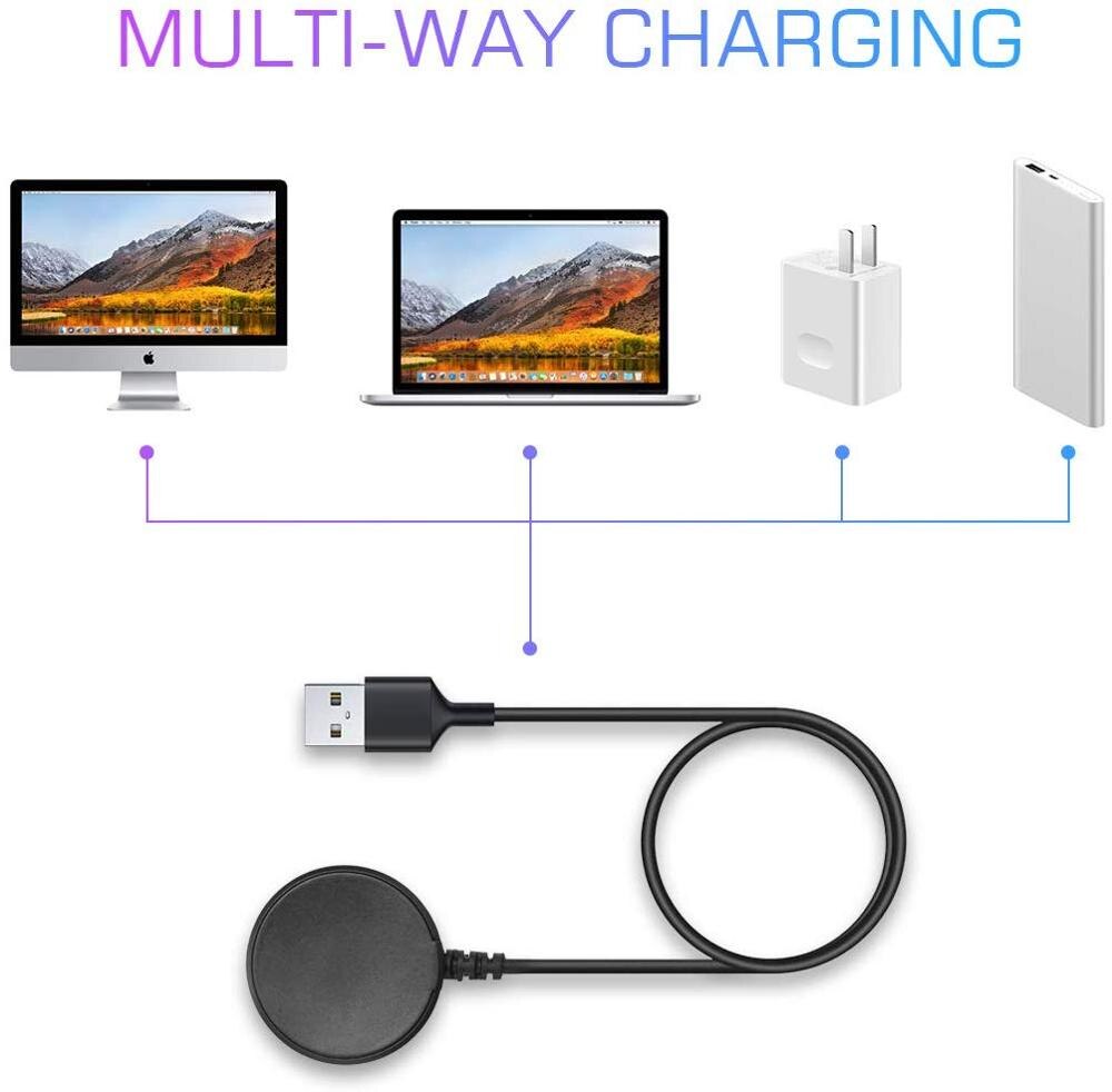 Horloge Oplader Voor Samsung Galaxy Horloge Active2 40Mm 44Mm Draagbare Draadloze Snelle Opladen Stroombron Charger