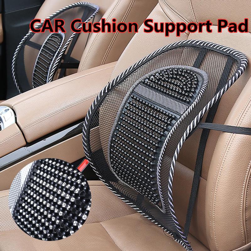 Universal Car Back Support Chair Massage Lumbar Support Waist Cushion Mesh Ventilate Cushion Pad For Car Office Home