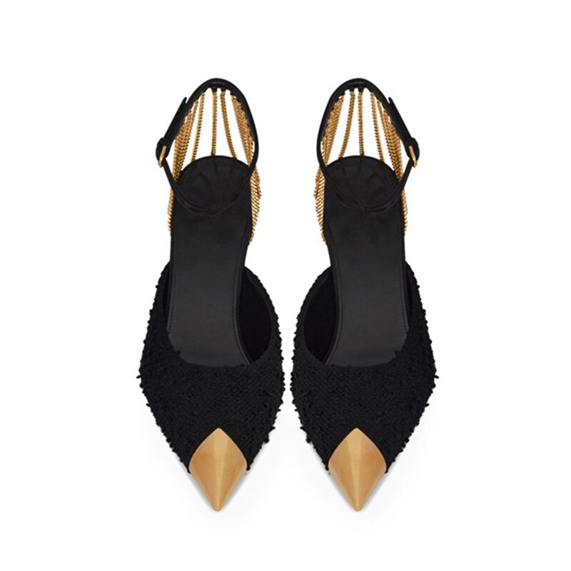 Décoration en chaîne à talons hauts pour femme, printemps 2022: 6 cm / 41