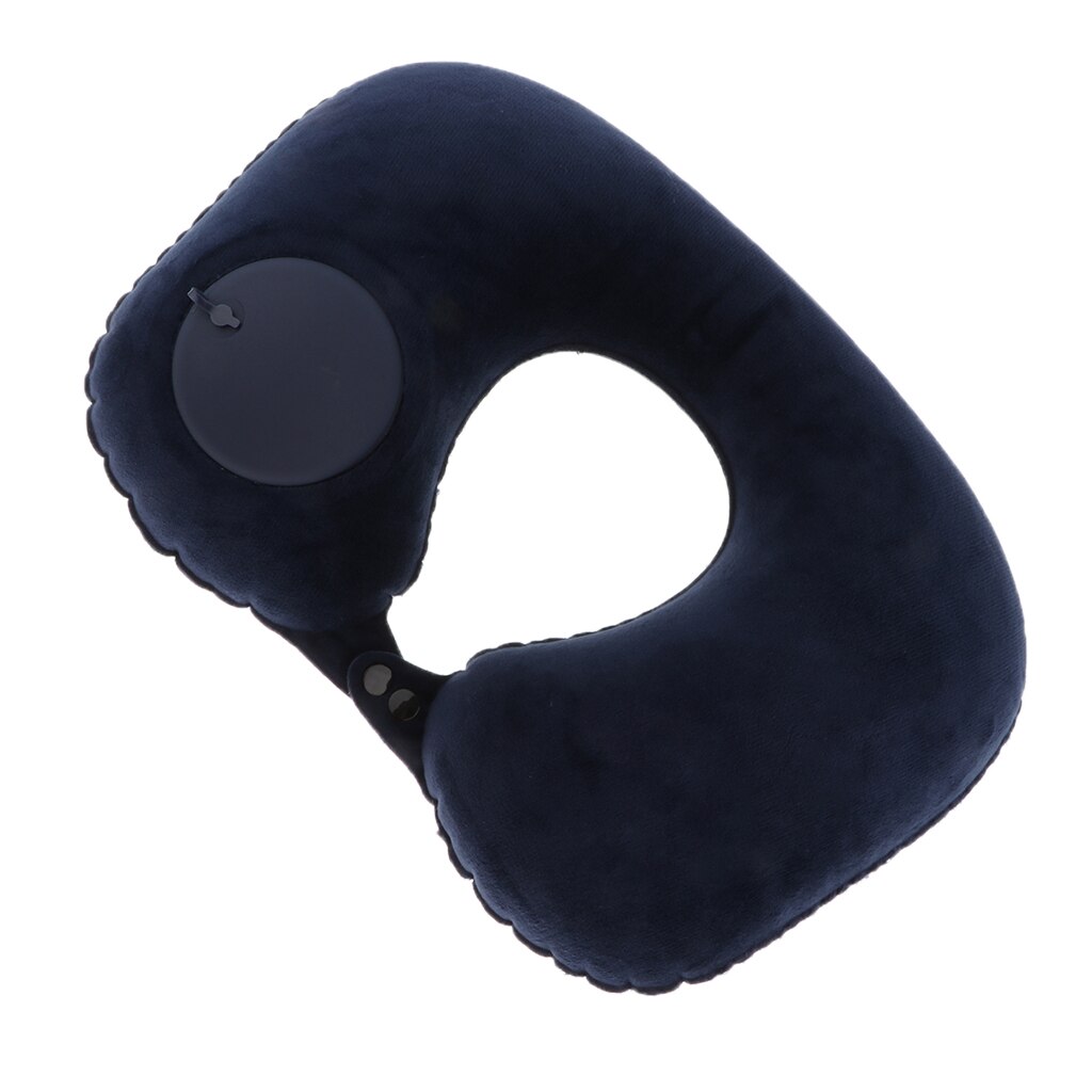Almohada suave lavable con soporte para el cuello, reposacabezas, viaje, sueño, cuello en U, Camping al aire libre, almohadas inflables, cojines para hombres y mujeres