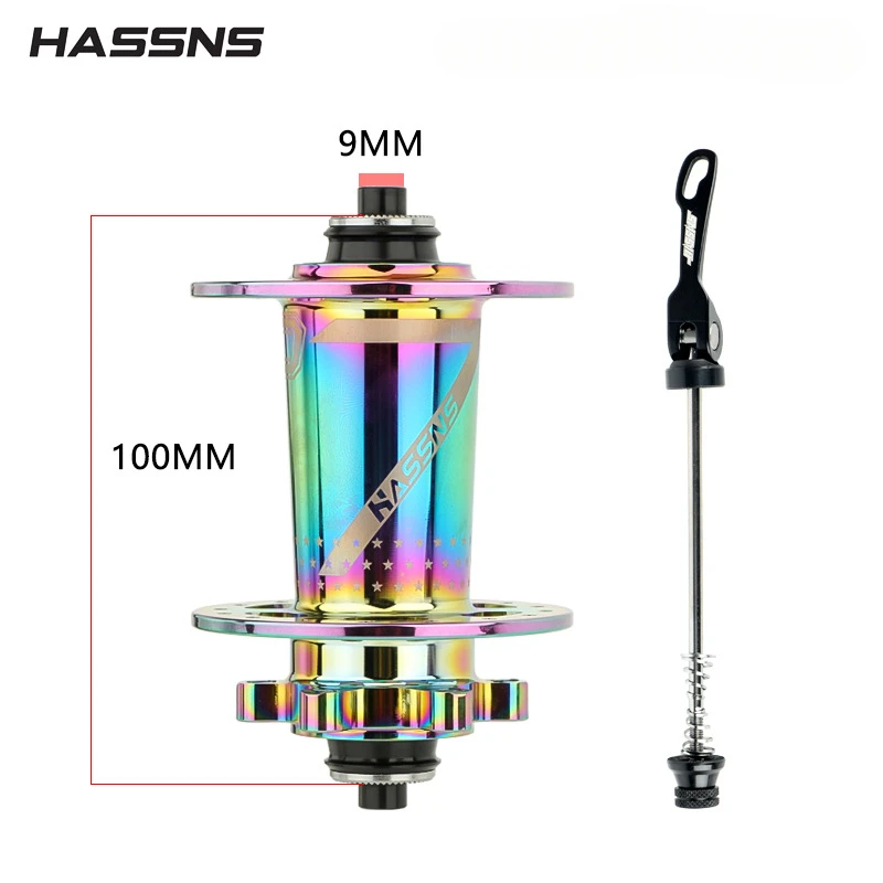 HASSNS PRO7 Bicycle Hub 7/8/9/10/11/12 Speed 6 Pawl Disc Brake Hubs 32 Holes Mountain MTB Bike For SHIMANO HG: Orange