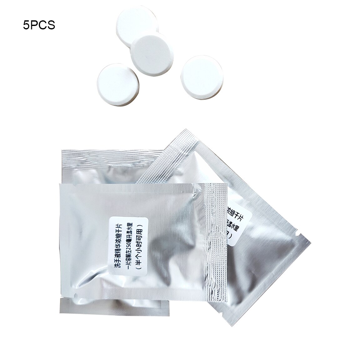 250ml Automatic Touchless Induction Hand Washer Induction Foam Soap Dispenser Intelligent Sensor Liquid Soap Washing Dispenser: 5pcs Soap tablet