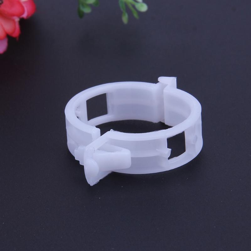 200pcs Tomato Veggie Garden Plant Support Clips for Greenhouse Garden Plant Clip Durable 30mm Plastic Plant Clip