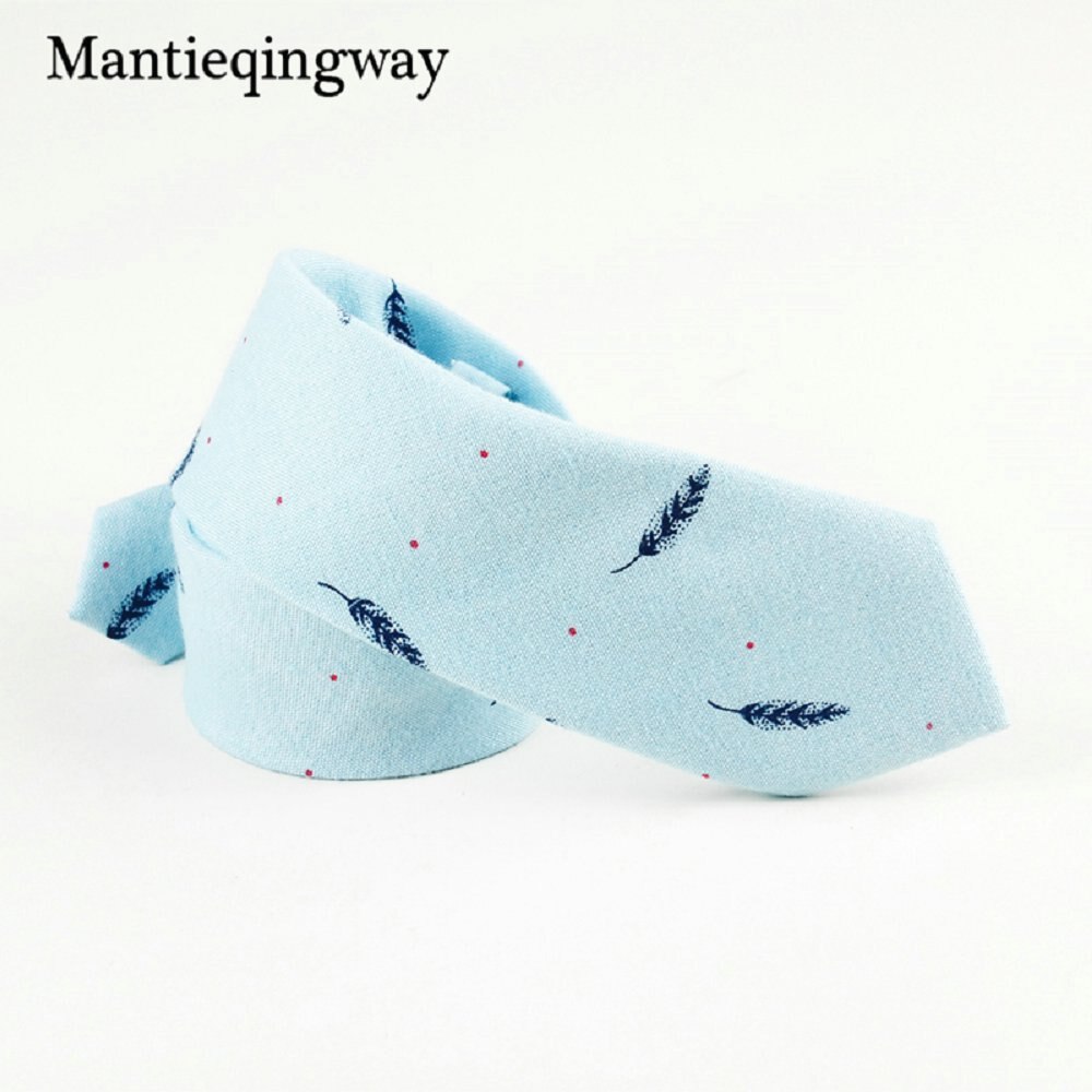 6 Cm Mens Katoen Casual Stropdas Bruiloft Bruidegom Jacquard Dassen Print Vogels Gravatas Bladeren Business Das: 51