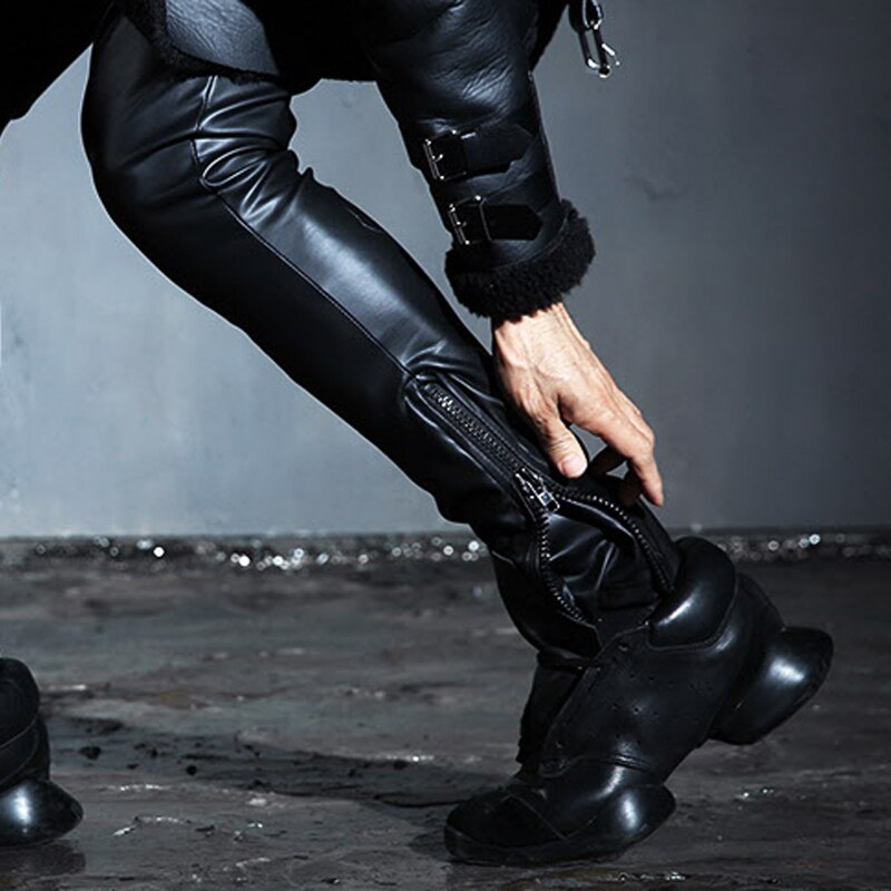 Spannende Schwarze Stiefel Mnner Bild